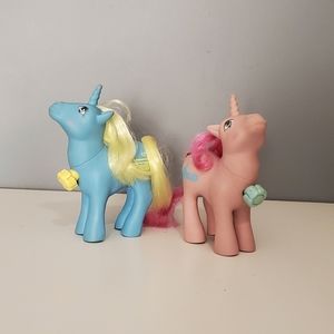 2 Vinatge My Little Pony